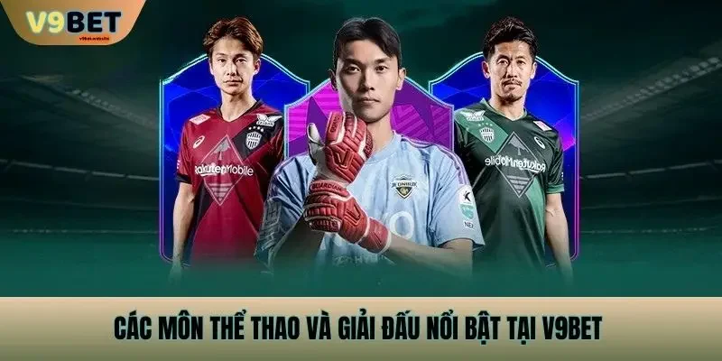 Các môn thể thao và giải đấu nổi bật tại v9bet